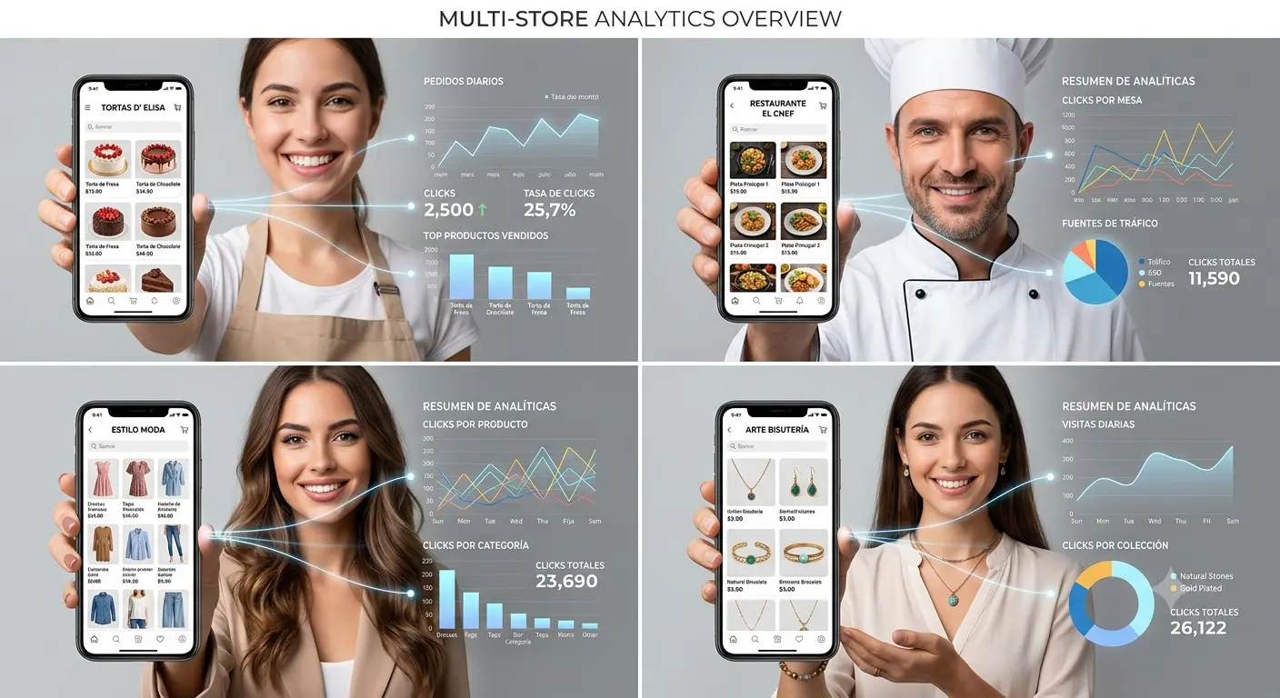 Dashboard de analytics betienda
